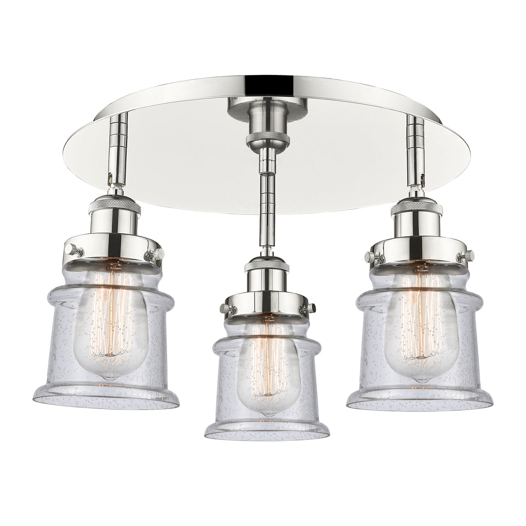 Innovations Downtown Urban 916-3C-PN-G184S Ceiling Light - Polished Nickel