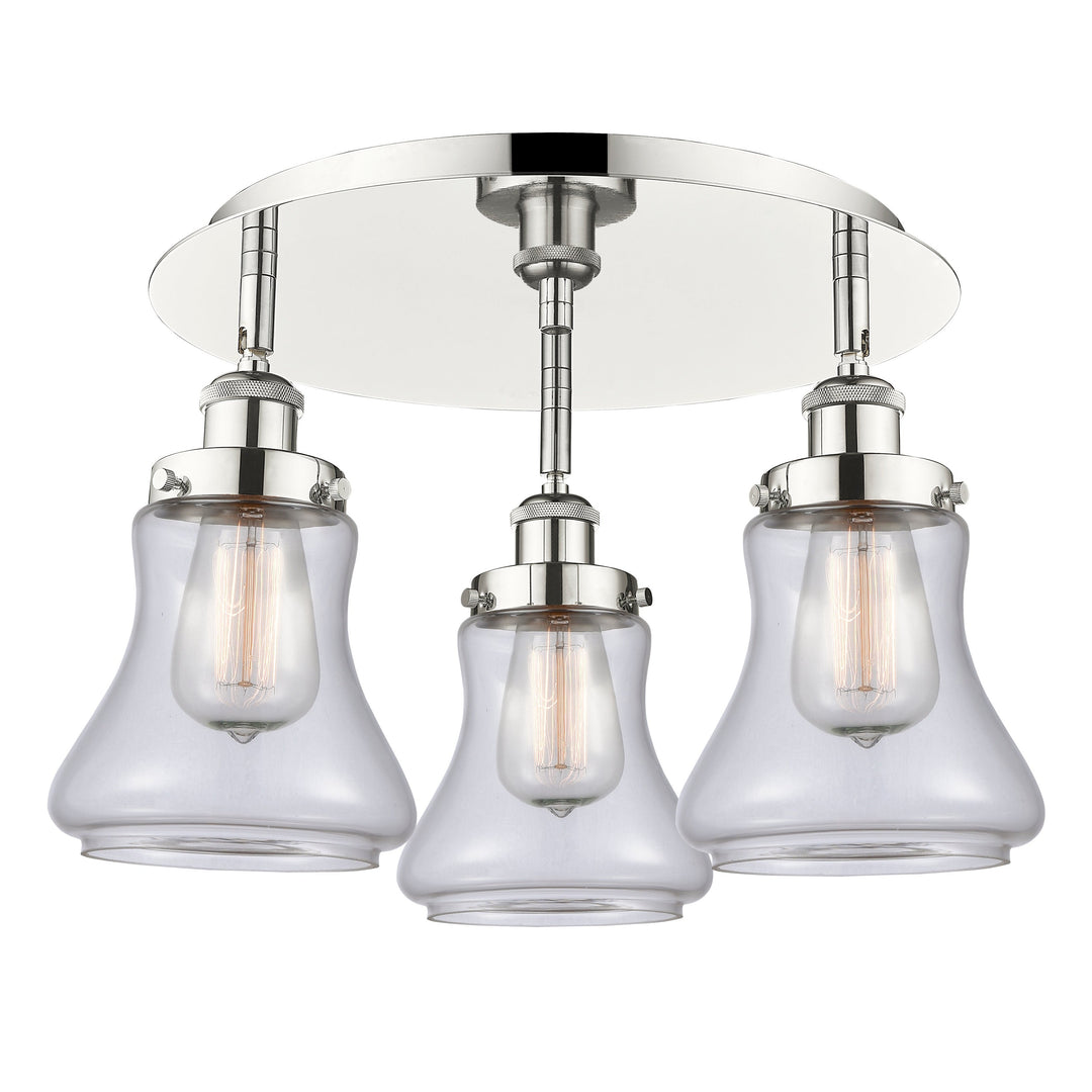 Innovations Downtown Urban 916-3C-PN-G192 Ceiling Light - Polished Nickel