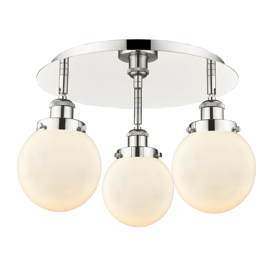 Innovations Downtown Urban 916-3C-PN-G201-6 Ceiling Light - Polished Nickel