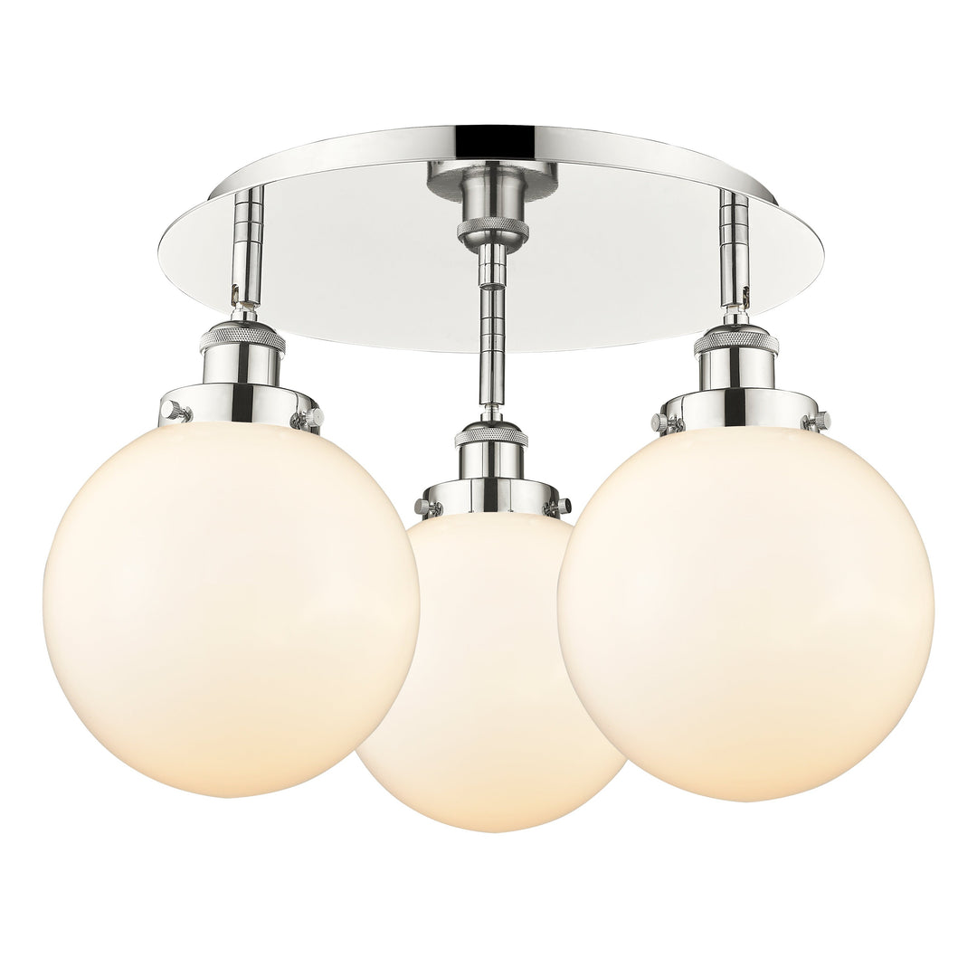 Innovations Downtown Urban 916-3C-PN-G201-8 Ceiling Light - Polished Nickel