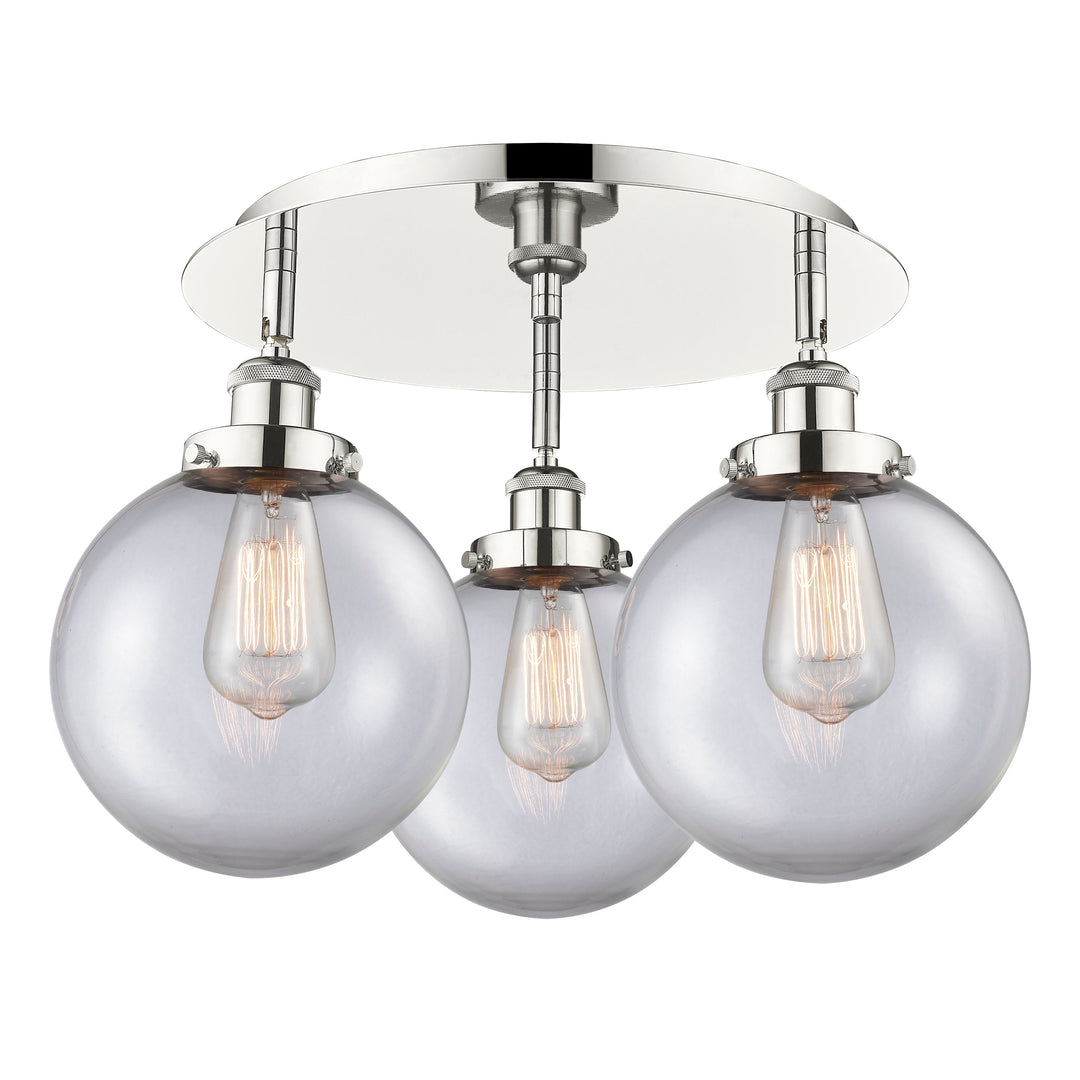 Innovations Downtown Urban 916-3C-PN-G202-8 Ceiling Light - Polished Nickel