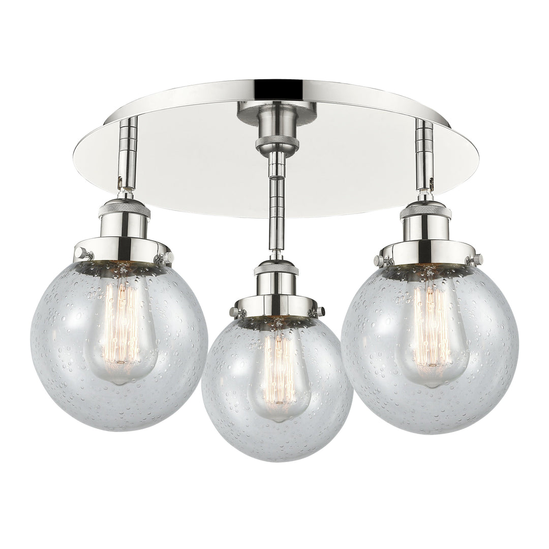 Innovations Downtown Urban 916-3C-PN-G204-6 Ceiling Light - Polished Nickel