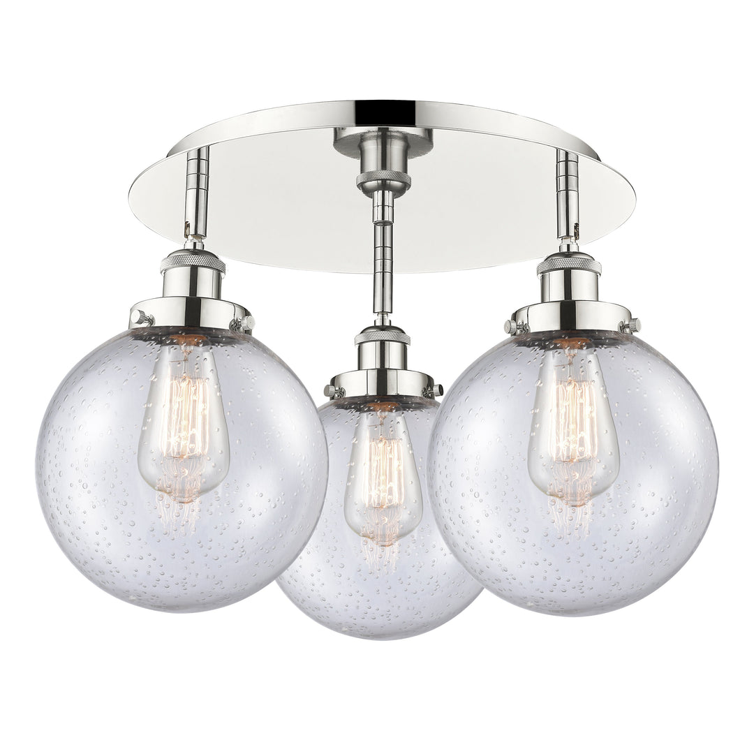 Innovations Downtown Urban 916-3C-PN-G204-8 Ceiling Light - Polished Nickel