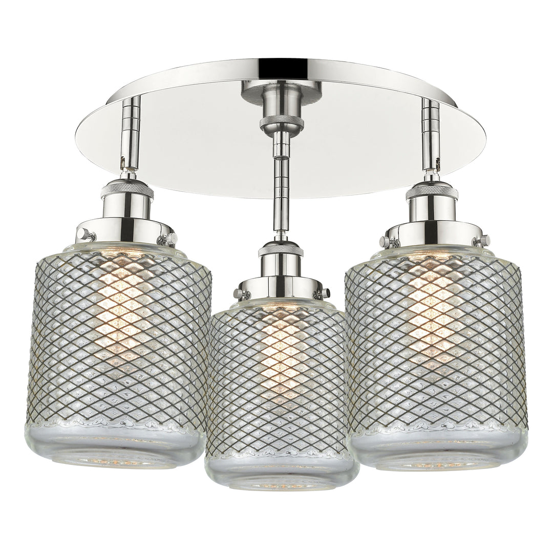 Innovations Downtown Urban 916-3C-PN-G262 Ceiling Light - Polished Nickel
