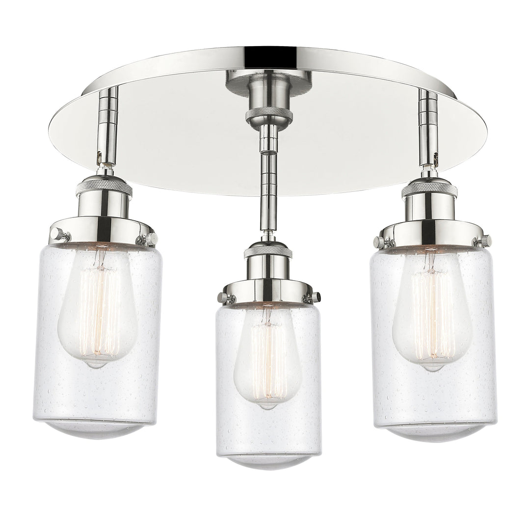 Innovations Downtown Urban 916-3C-PN-G314 Ceiling Light - Polished Nickel