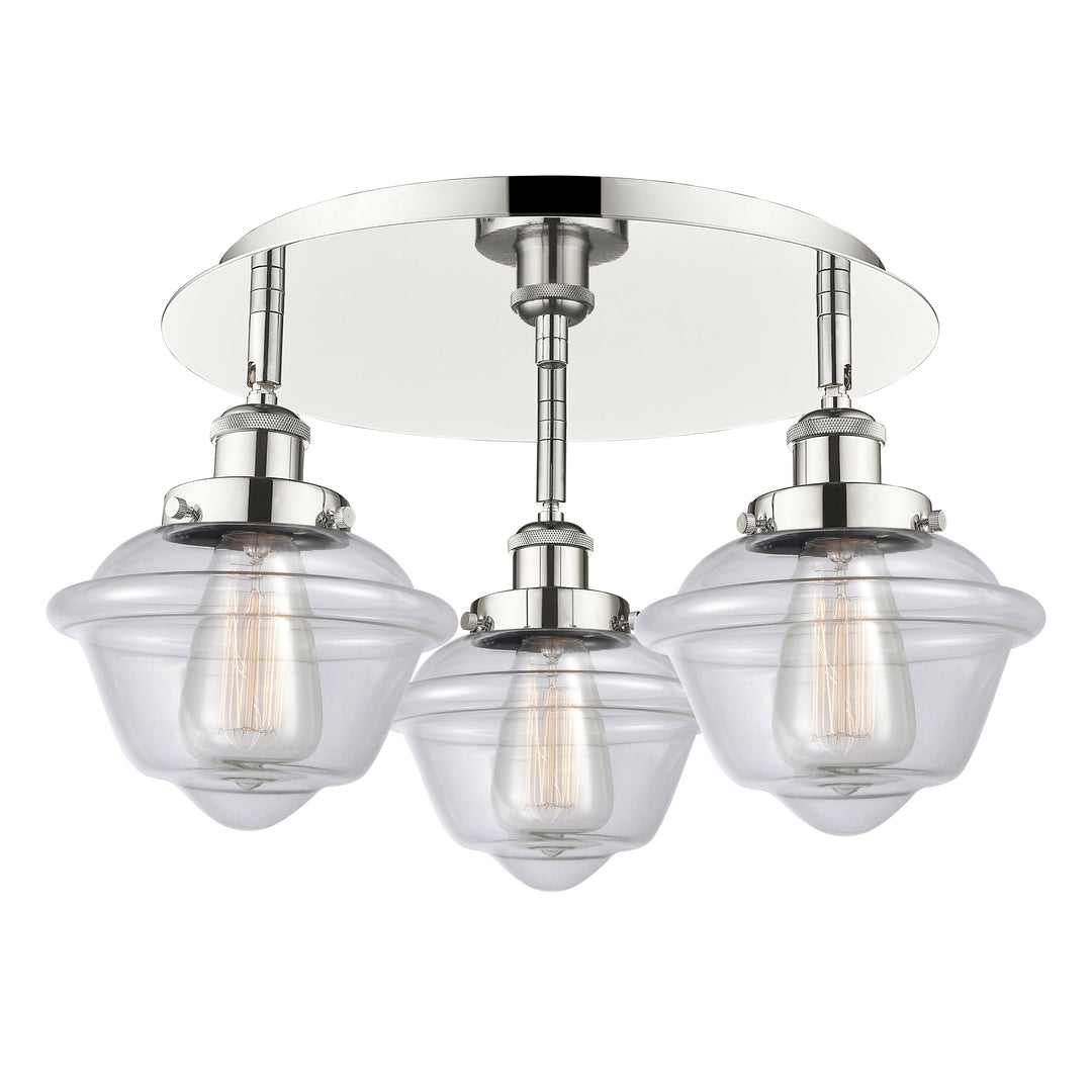 Innovations Downtown Urban 916-3C-PN-G532 Ceiling Light - Polished Nickel
