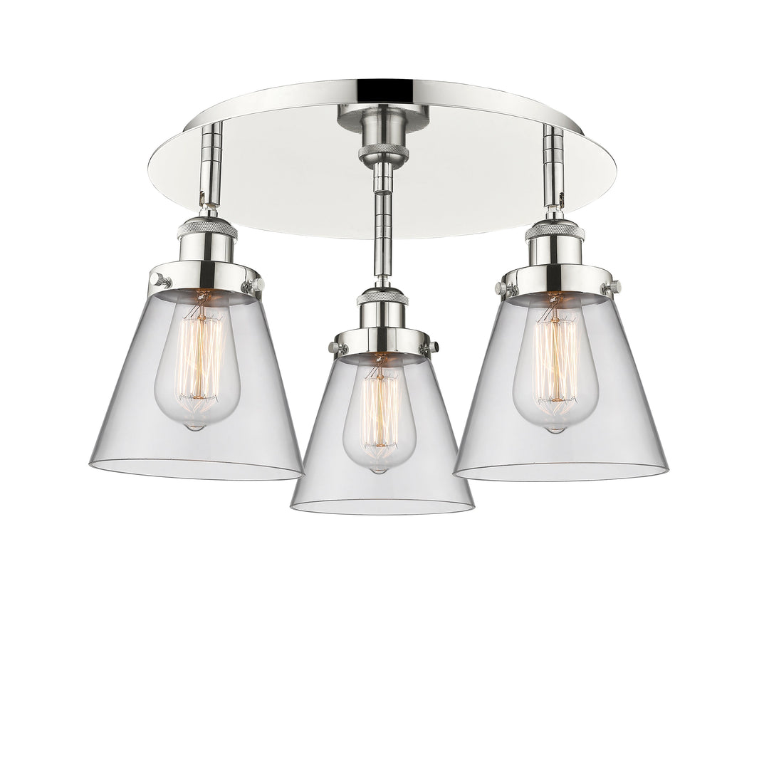 Innovations Downtown Urban 916-3C-PN-G62 Ceiling Light - Polished Nickel