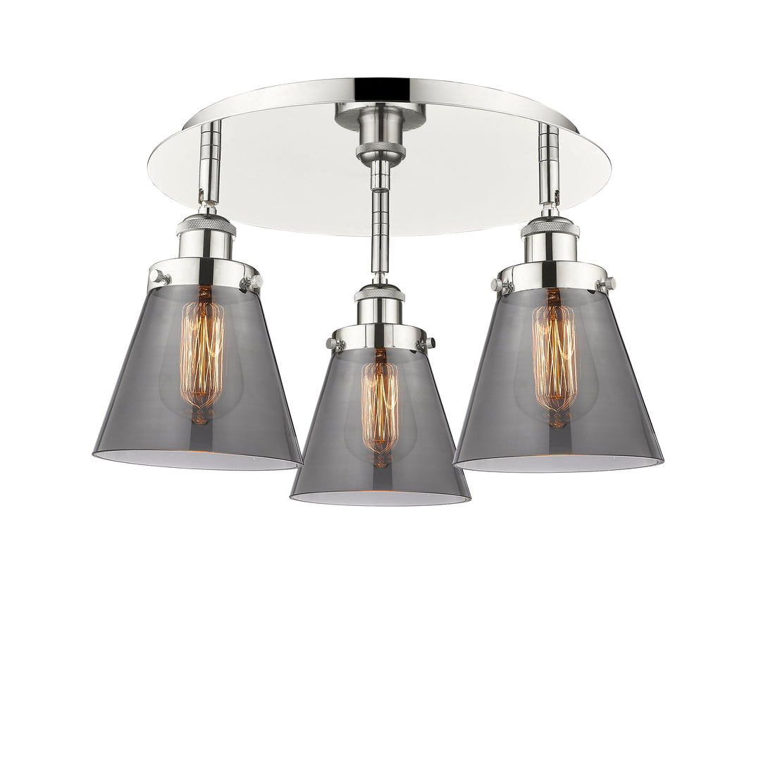 Innovations Downtown Urban 916-3C-PN-G63 Ceiling Light - Polished Nickel