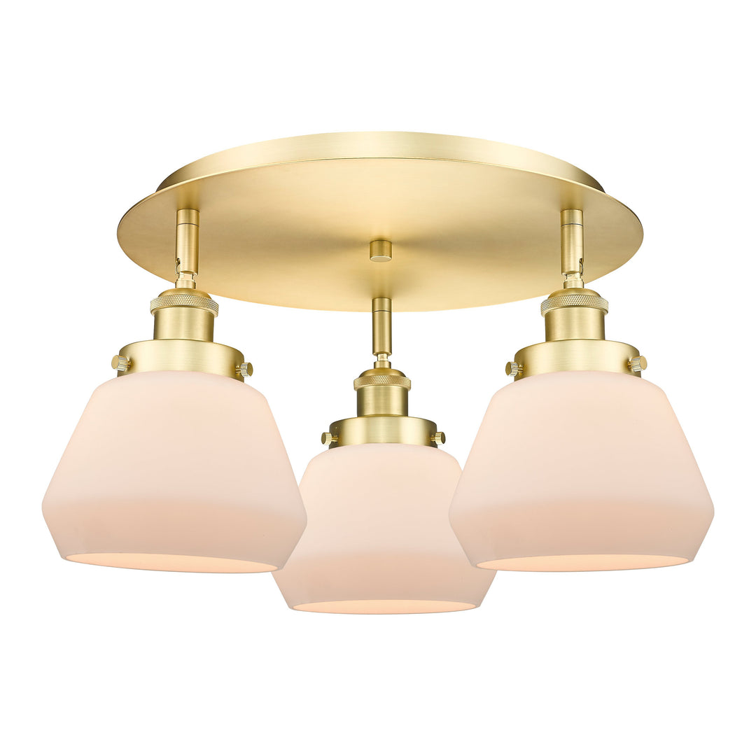 Innovations Downtown Urban 916-3C-SG-G171 Ceiling Light - Satin Gold