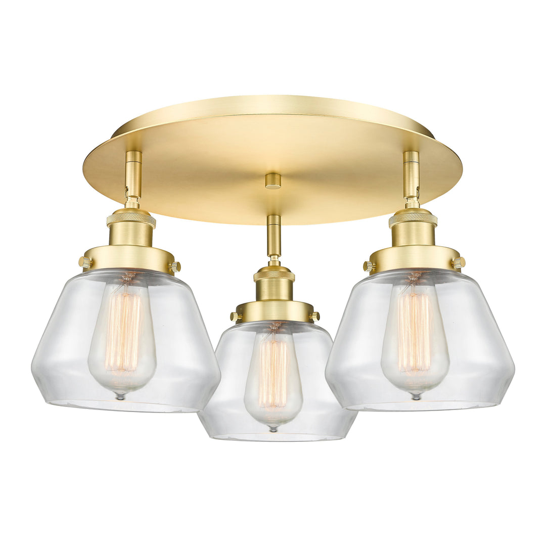 Innovations Downtown Urban 916-3C-SG-G172 Ceiling Light - Satin Gold