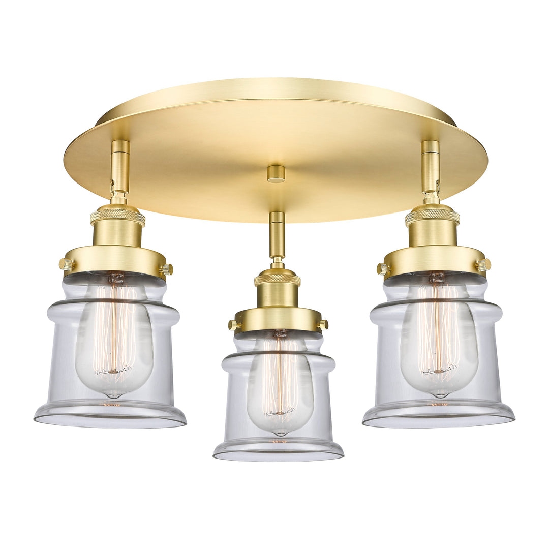Innovations Downtown Urban 916-3C-SG-G182S Ceiling Light - Satin Gold