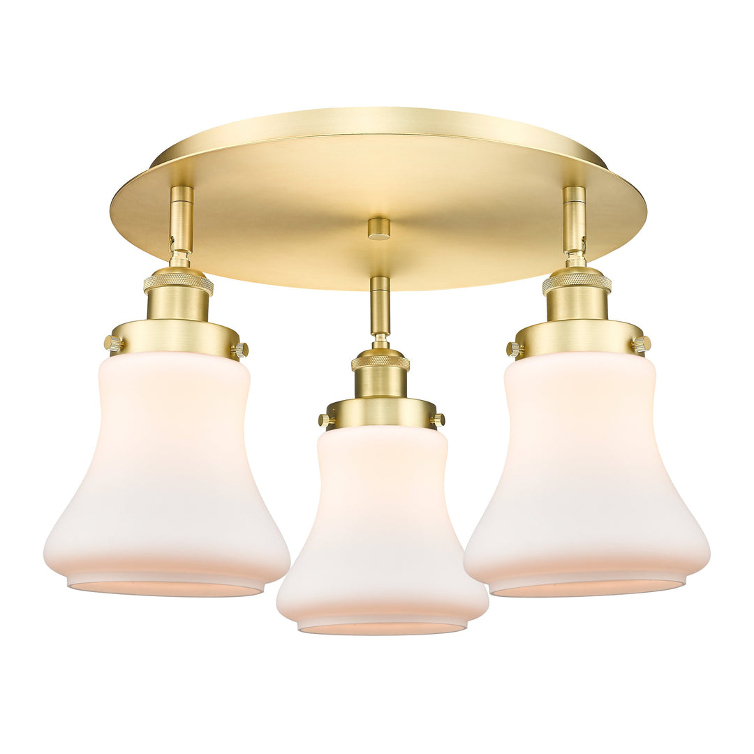 Innovations Downtown Urban 916-3C-SG-G191 Ceiling Light - Satin Gold