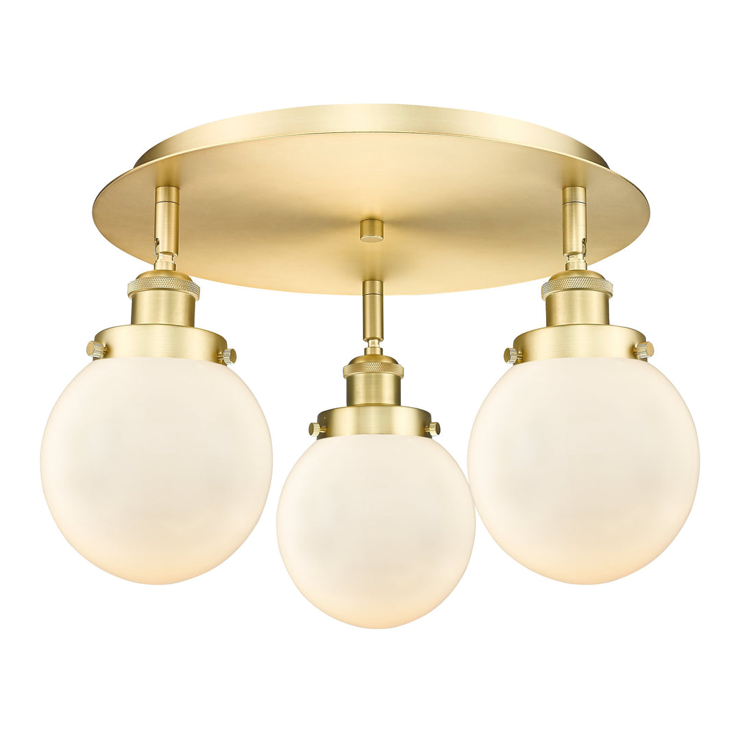 Innovations Downtown Urban 916-3C-SG-G201-6 Ceiling Light - Satin Gold