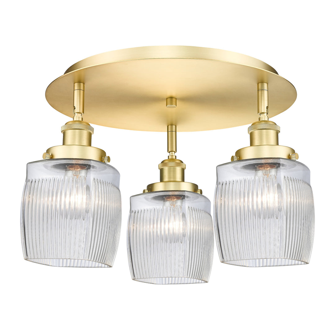 Innovations Downtown Urban 916-3C-SG-G302 Ceiling Light - Satin Gold