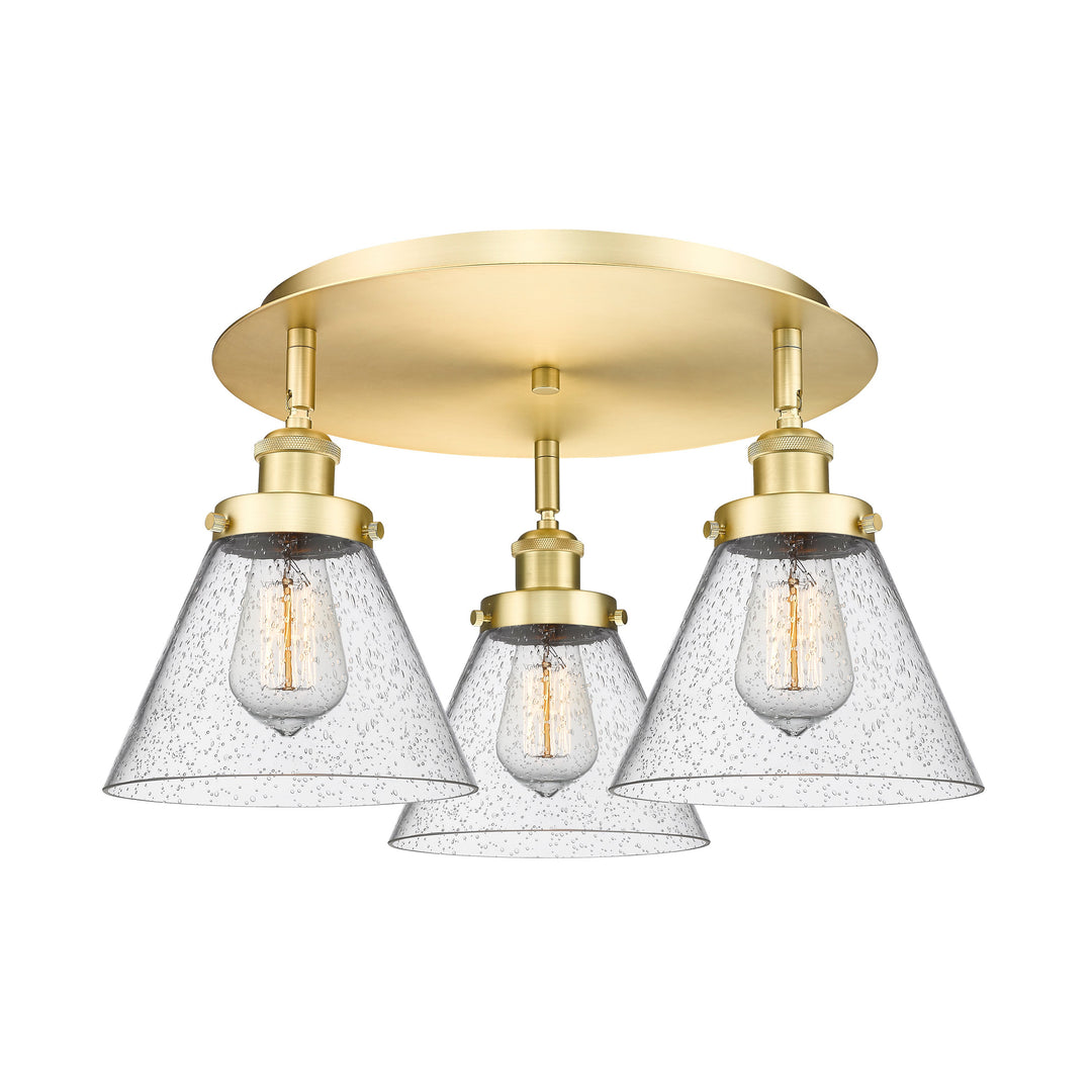 Innovations Downtown Urban 916-3C-SG-G44 Ceiling Light - Satin Gold