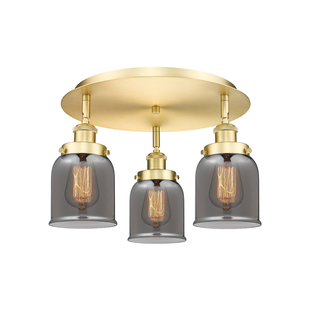Innovations Downtown Urban 916-3C-SG-G53 Ceiling Light - Satin Gold
