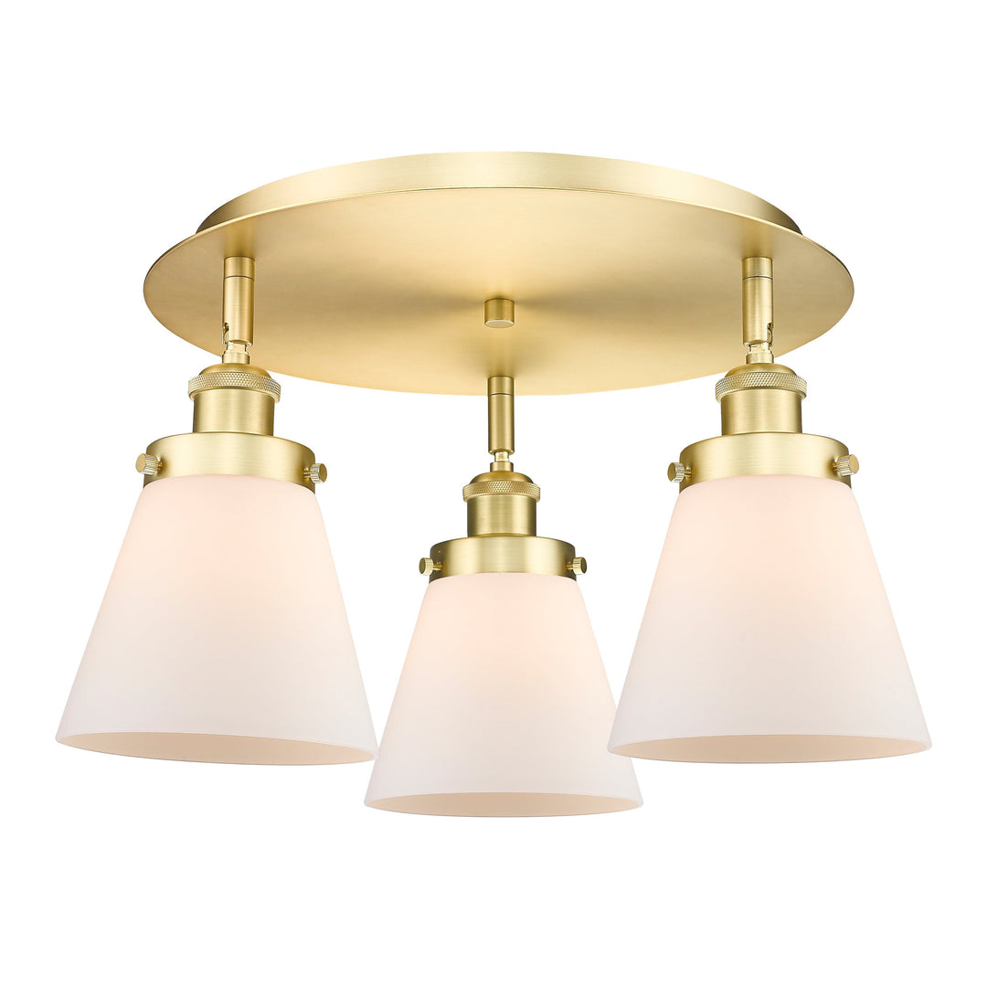 Innovations Downtown Urban 916-3C-SG-G61 Ceiling Light - Satin Gold