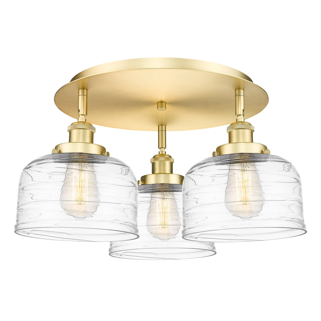 Innovations Downtown Urban 916-3C-SG-G713 Ceiling Light - Satin Gold