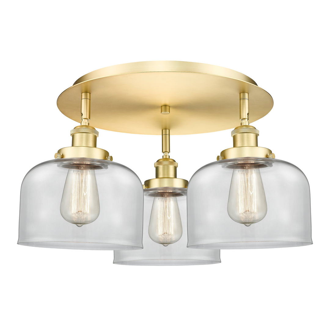 Innovations Downtown Urban 916-3C-SG-G72 Ceiling Light - Satin Gold
