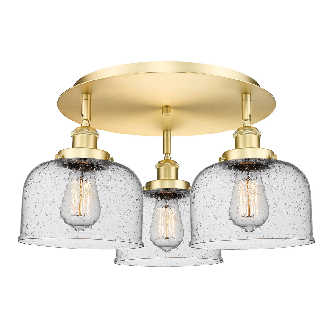 Innovations Downtown Urban 916-3C-SG-G74 Ceiling Light - Satin Gold