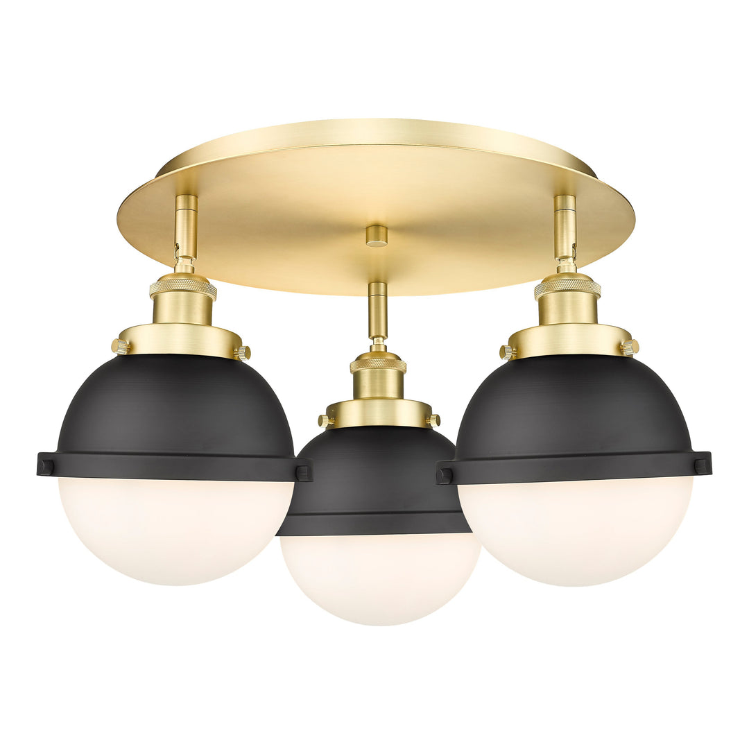 Innovations Downtown Urban 916-3C-SG-HFS-61-BK Ceiling Light - Satin Gold