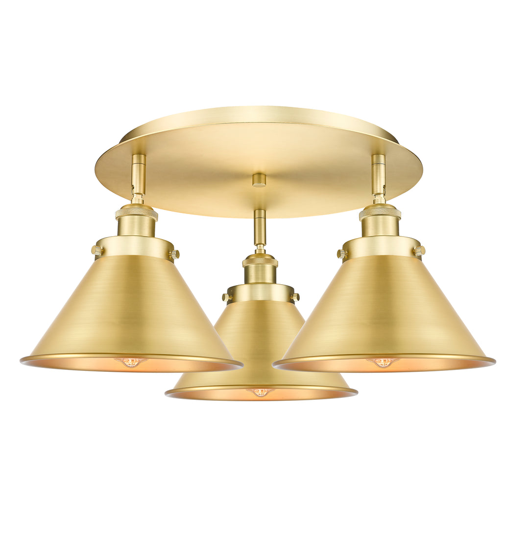 Innovations Downtown Urban 916-3C-SG-M10-SG Ceiling Light - Satin Gold