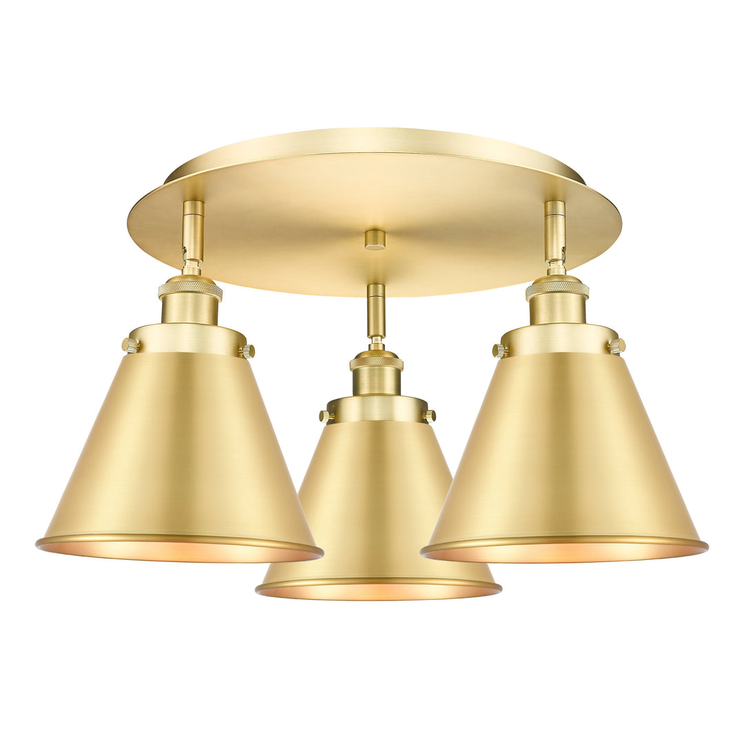 Innovations Downtown Urban 916-3C-SG-M13-SG Ceiling Light - Satin Gold