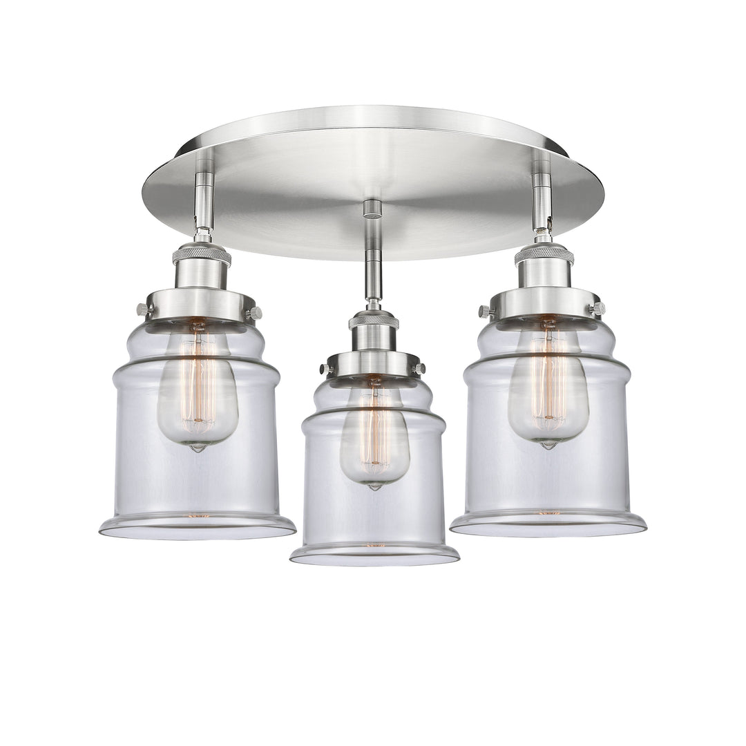 Innovations Downtown Urban 916-3C-SN-G182 Ceiling Light - Satin Nickel