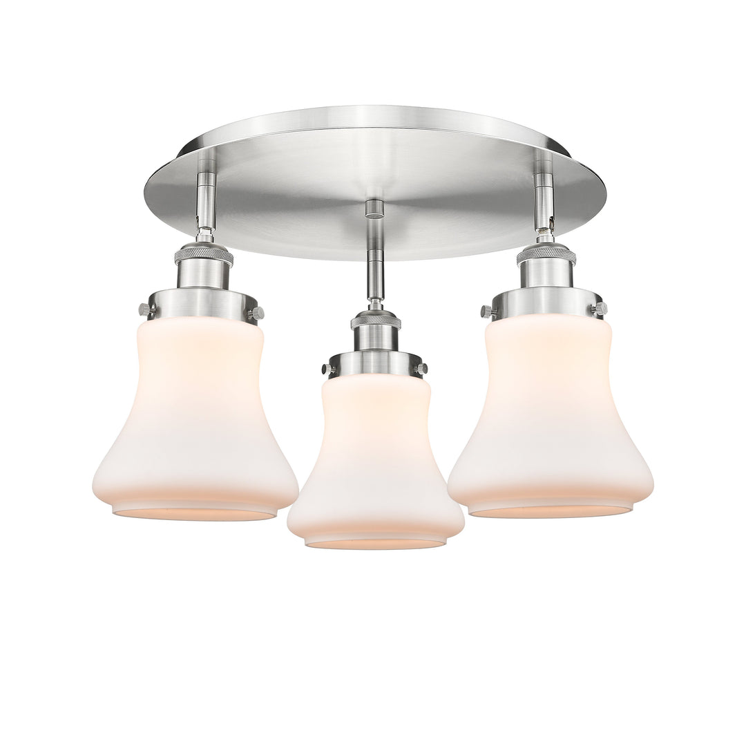 Innovations Downtown Urban 916-3C-SN-G191 Ceiling Light - Satin Nickel