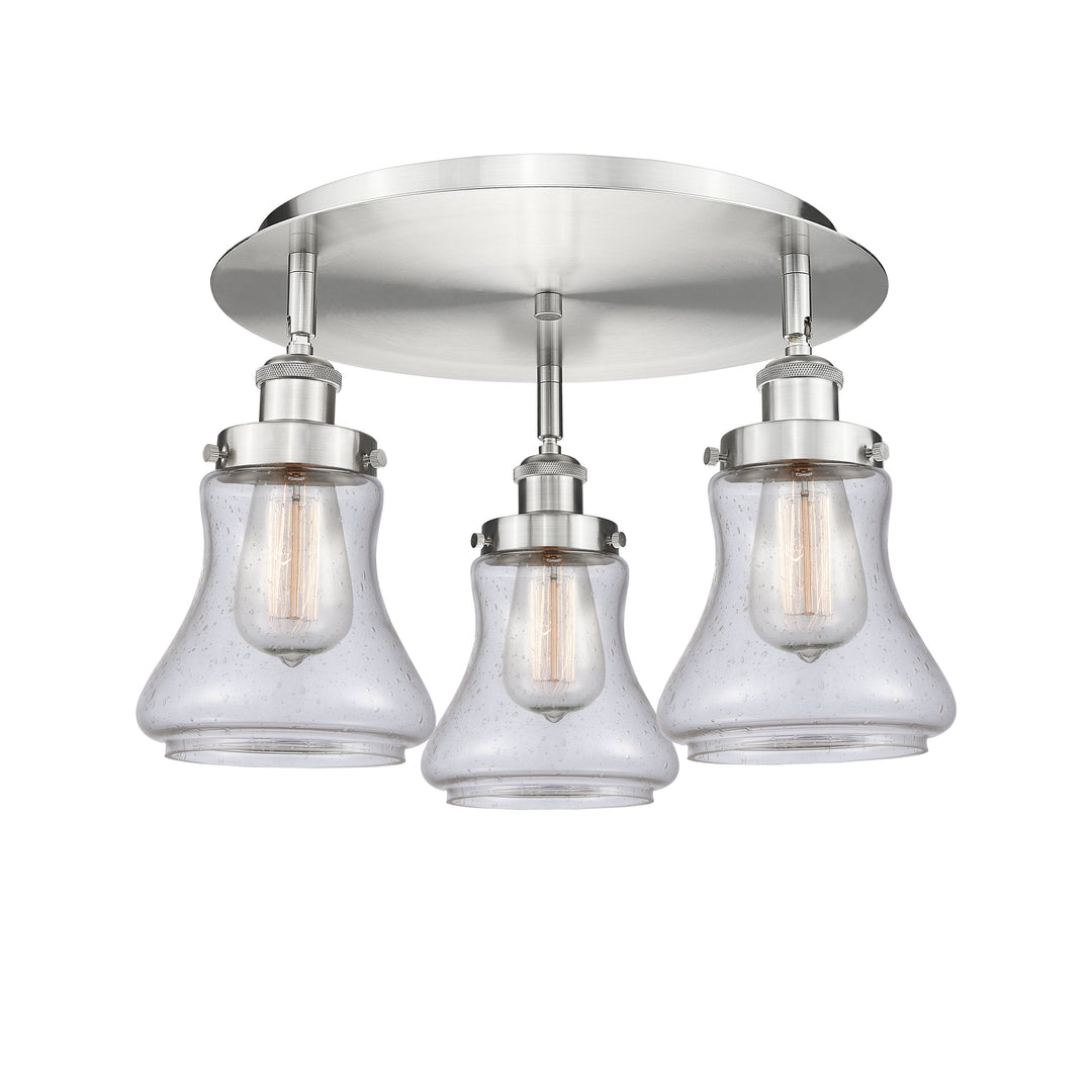 Innovations Downtown Urban 916-3C-SN-G194 Ceiling Light - Satin Nickel