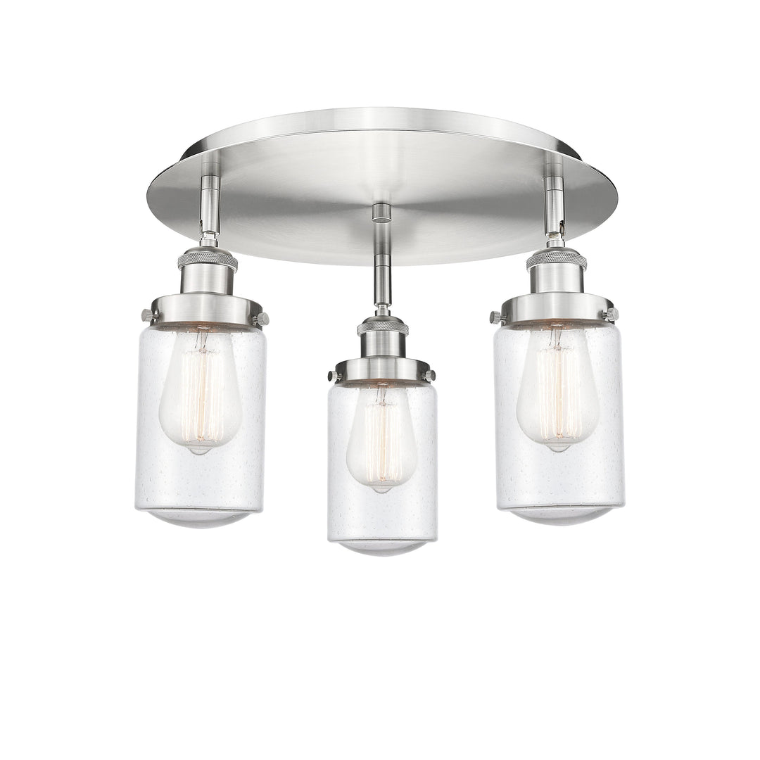 Innovations Downtown Urban 916-3C-SN-G314 Ceiling Light - Satin Nickel