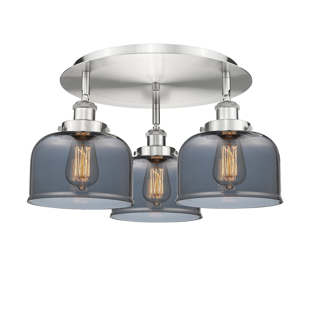 Innovations Downtown Urban 916-3C-SN-G73 Ceiling Light - Satin Nickel