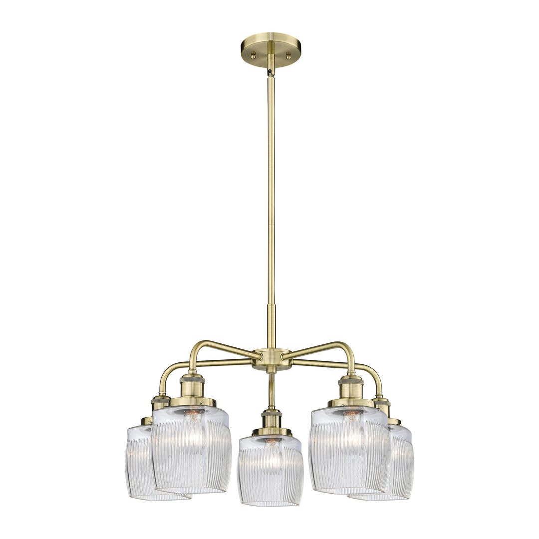 Innovations Downtown Urban 916-5CR-AB-G302 Chandelier Light - Antique Brass