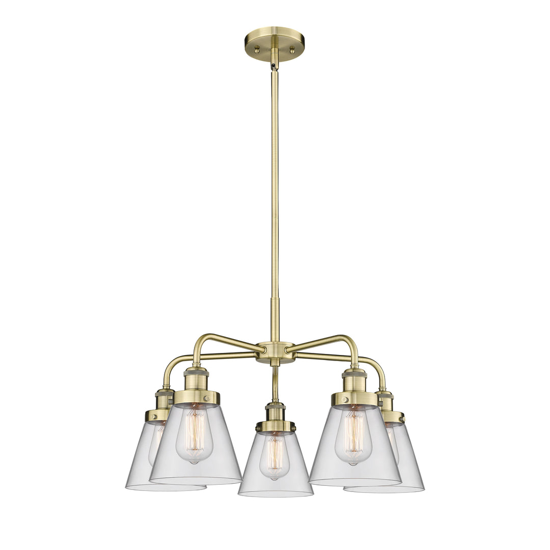 Innovations Downtown Urban 916-5CR-AB-G62 Chandelier Light - Antique Brass