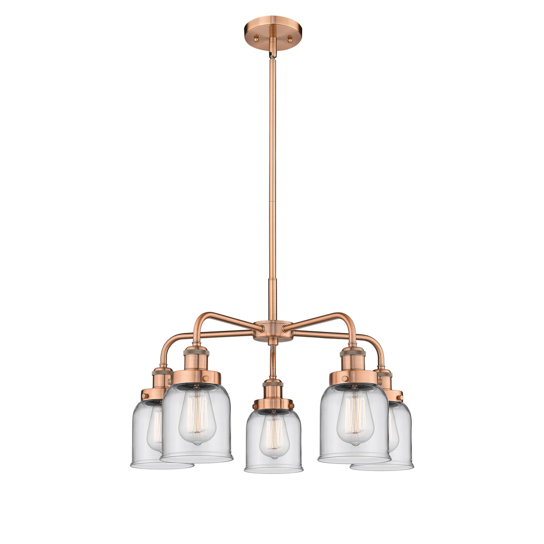 Innovations Downtown Urban 916-5CR-AC-G52 Chandelier Light - Antique Copper