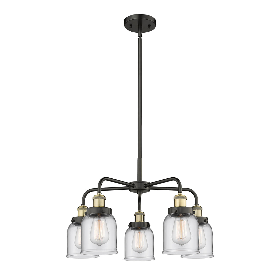 Innovations Downtown Urban 916-5CR-BAB-G52 Chandelier Light - Black Antique Brass