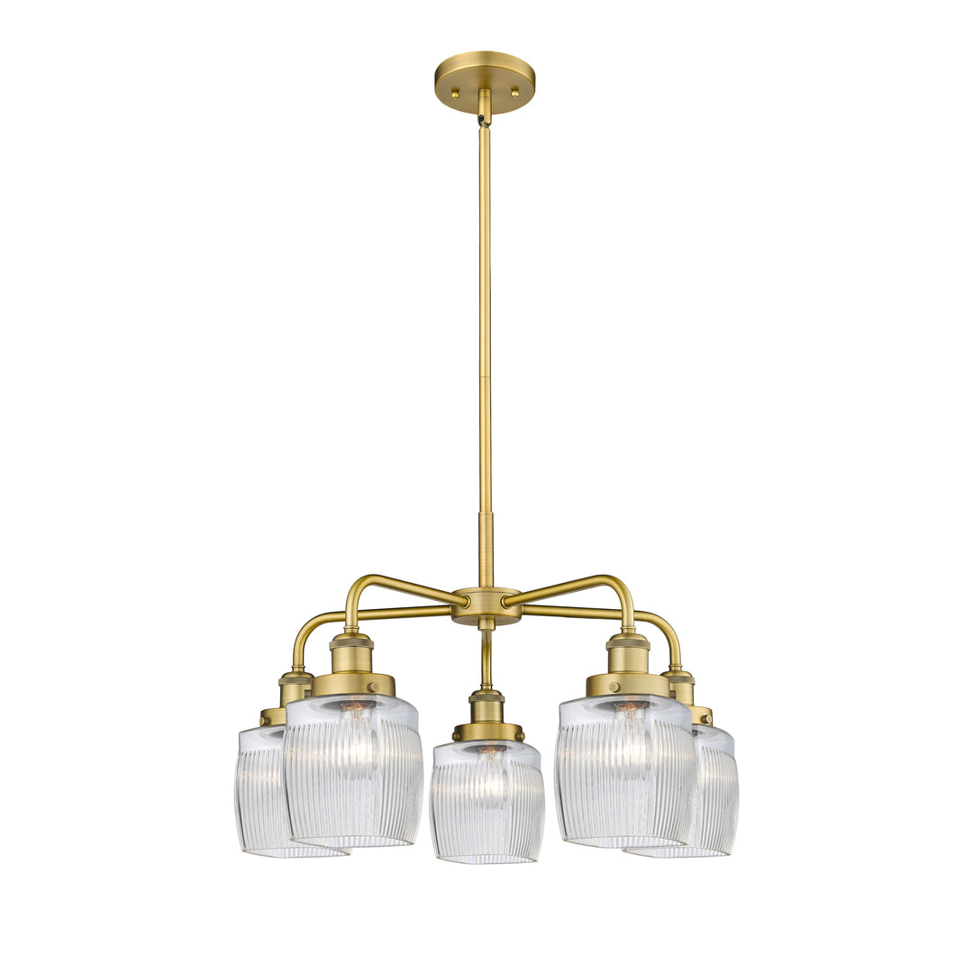Innovations Downtown Urban 916-5CR-BB-G302 Chandelier Light - Brushed Brass