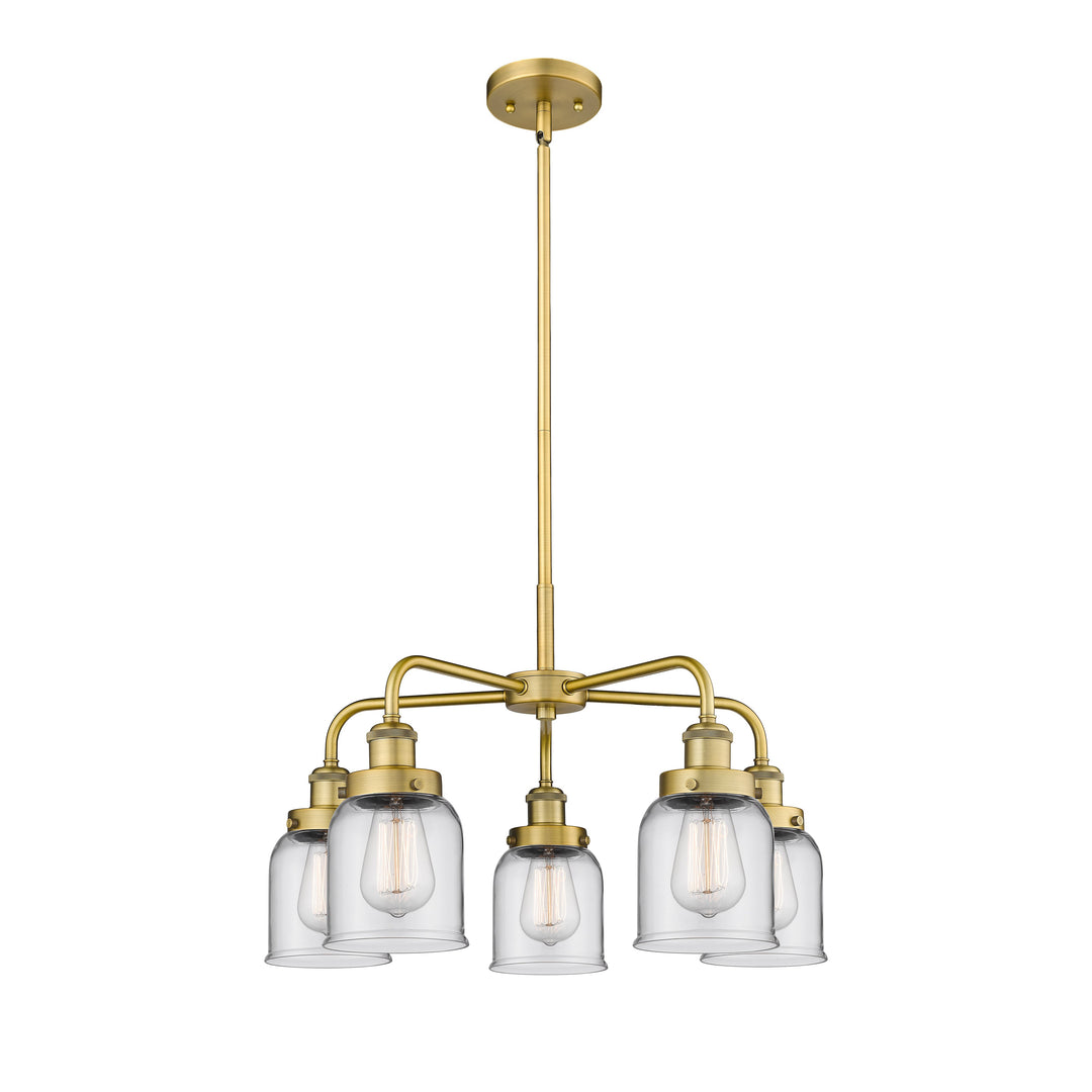 Innovations Downtown Urban 916-5CR-BB-G52 Chandelier Light - Brushed Brass