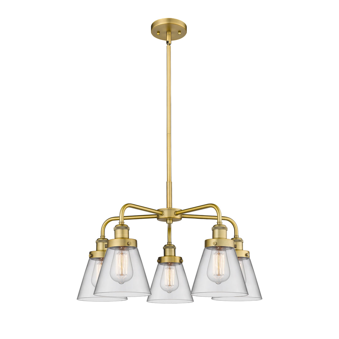 Innovations Downtown Urban 916-5CR-BB-G62 Chandelier Light - Brushed Brass