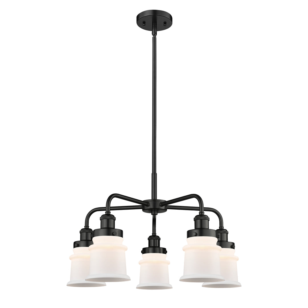 Innovations Downtown Urban 916-5CR-BK-G181S Chandelier Light - Matte Black