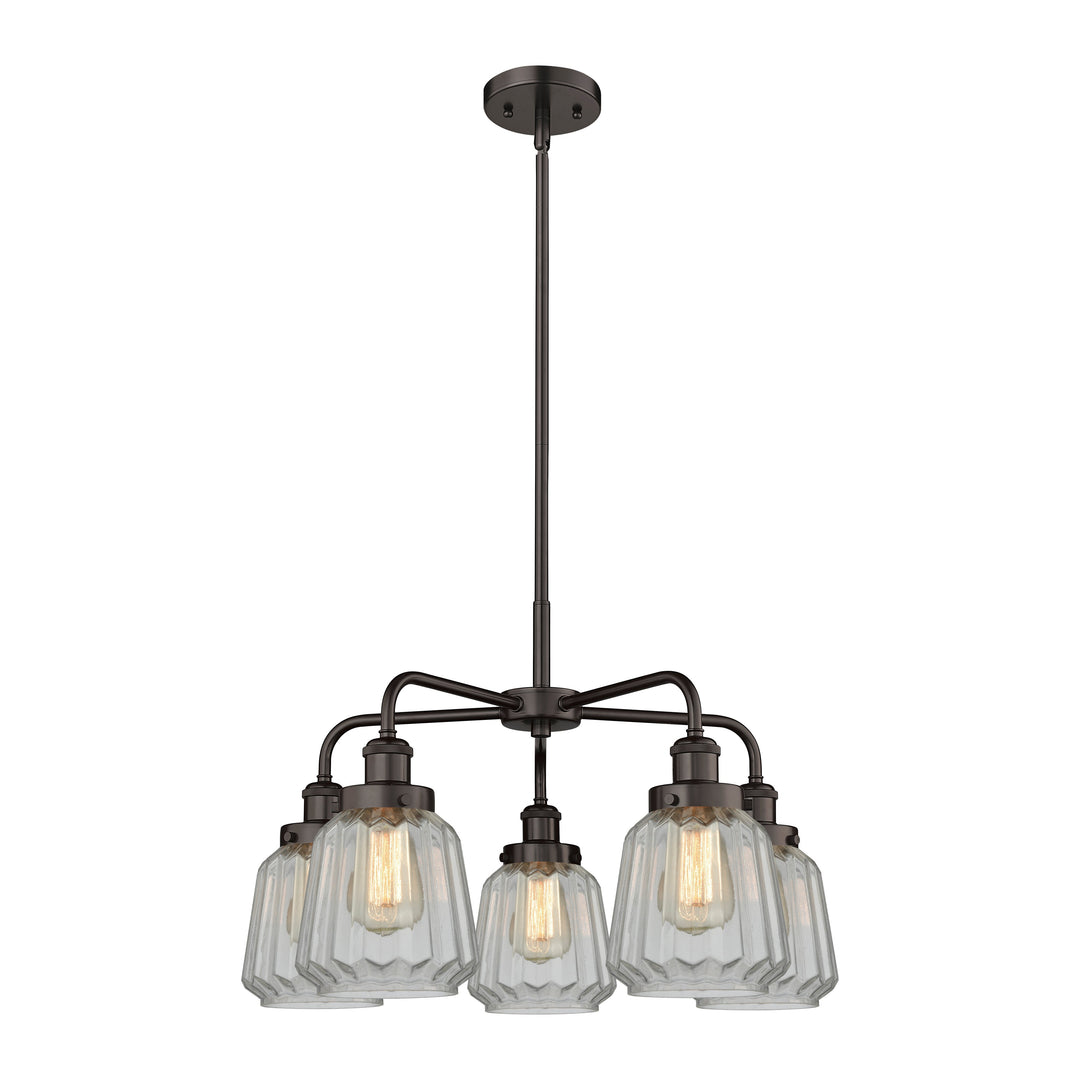 Innovations Downtown Urban 916-5CR-OB-G142 Chandelier Light - Oil Rubbed Bronze