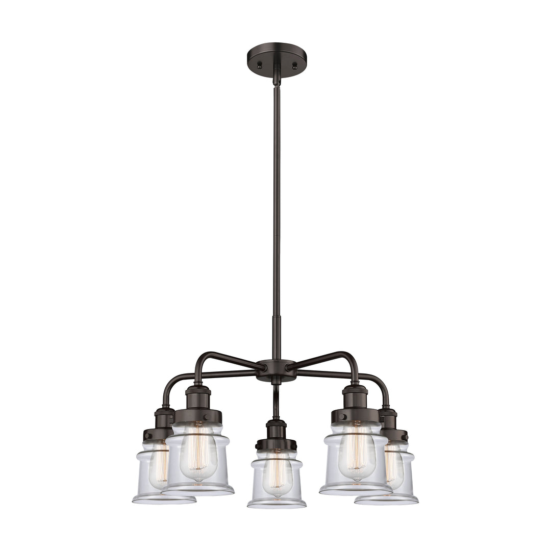 Innovations Downtown Urban 916-5CR-OB-G182S Chandelier Light - Oil Rubbed Bronze