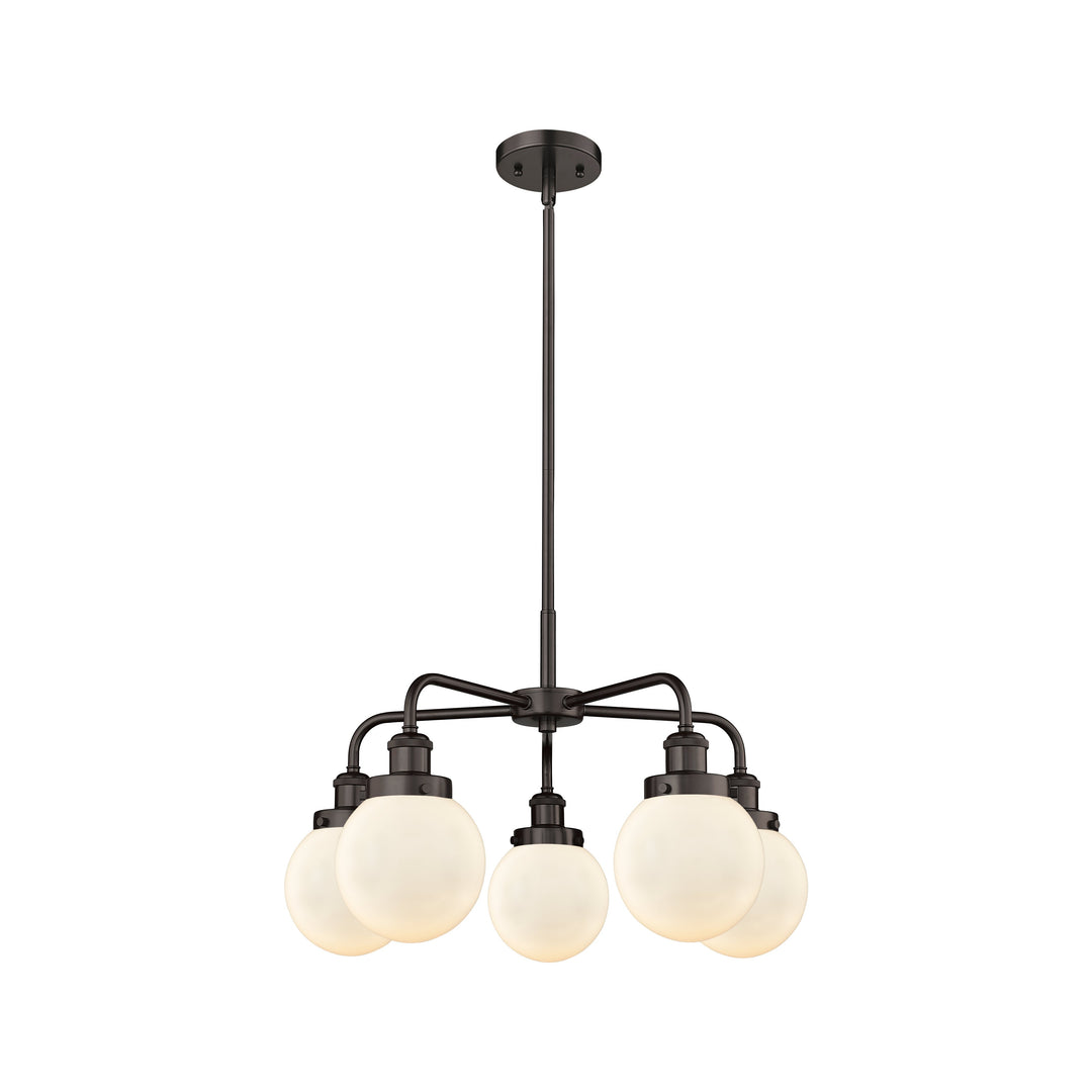 Innovations Downtown Urban 916-5CR-OB-G201-6 Chandelier Light - Oil Rubbed Bronze