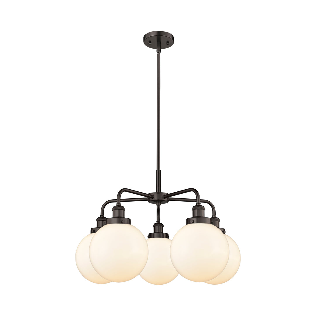 Innovations Downtown Urban 916-5CR-OB-G201-8 Chandelier Light - Oil Rubbed Bronze