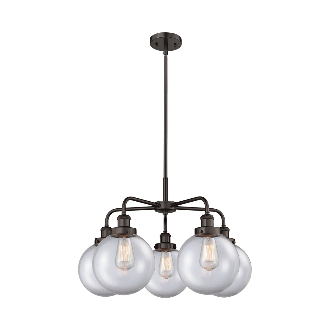 Innovations Downtown Urban 916-5CR-OB-G202-8 Chandelier Light - Oil Rubbed Bronze