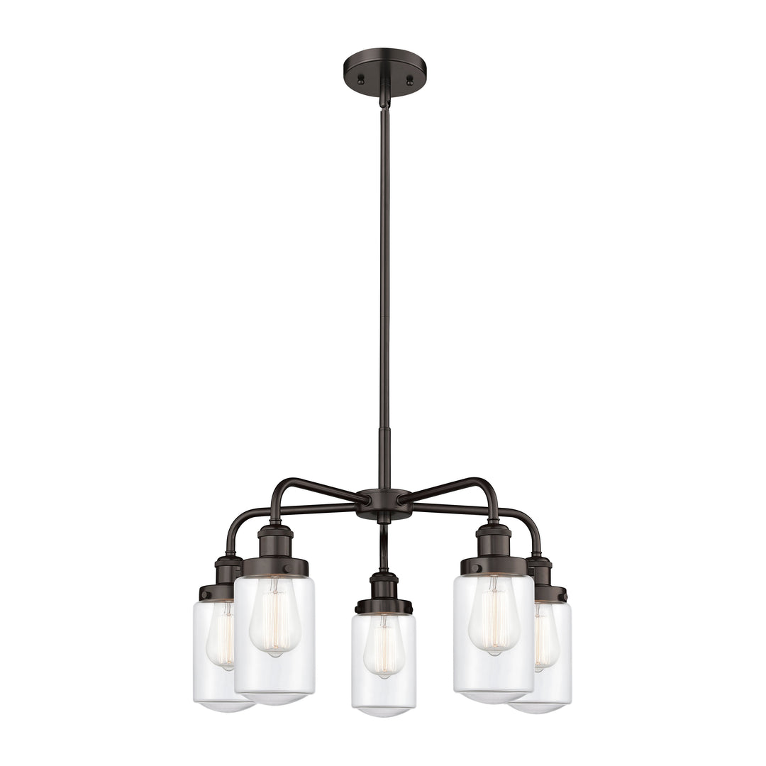Innovations Downtown Urban 916-5CR-OB-G312 Chandelier Light - Oil Rubbed Bronze