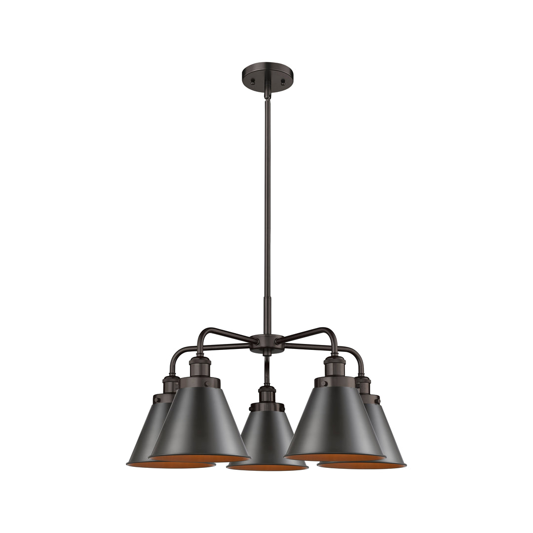 Innovations Downtown Urban 916-5CR-OB-M13-OB Chandelier Light - Oil Rubbed Bronze