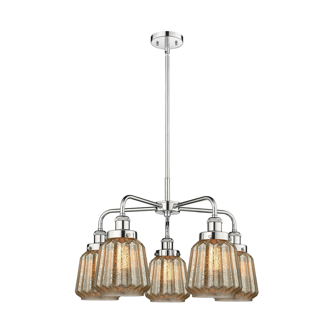 Innovations Downtown Urban 916-5CR-PC-G146 Chandelier Light - Polished Chrome