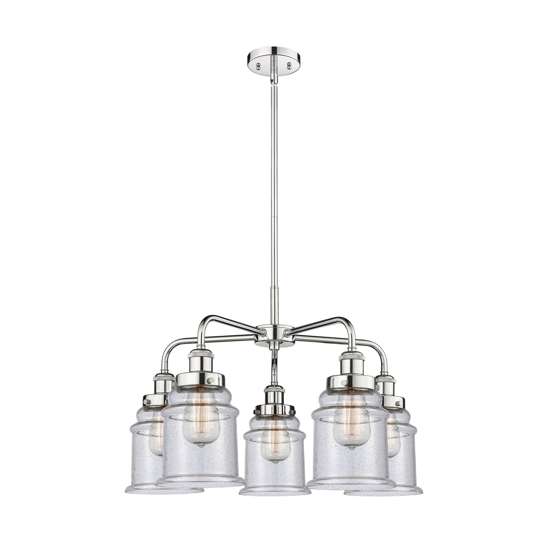 Innovations Downtown Urban 916-5CR-PC-G184 Chandelier Light - Polished Chrome