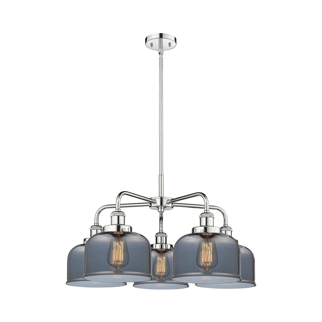 Innovations Downtown Urban 916-5CR-PC-G73 Chandelier Light - Polished Chrome